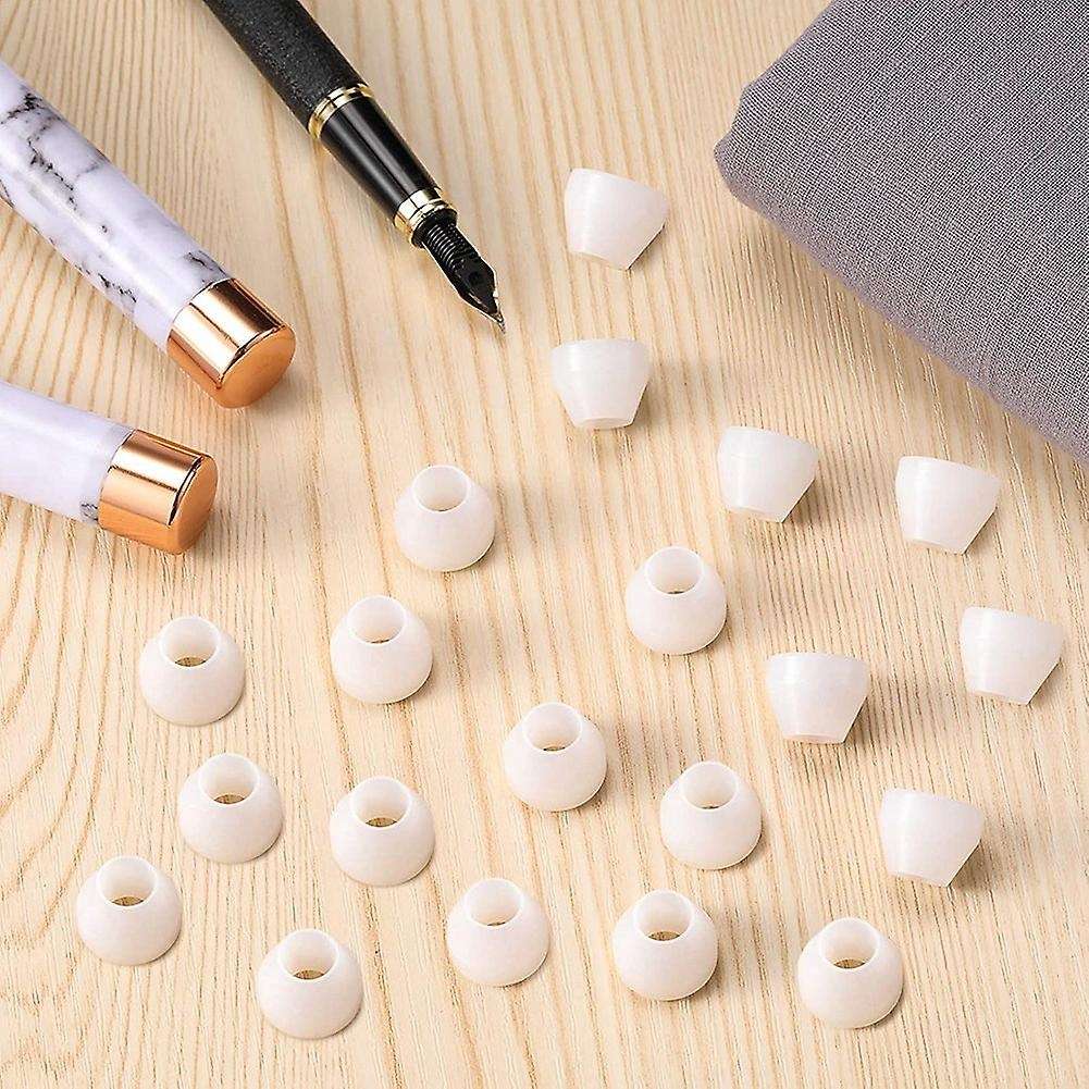 20pcs Pen Holder White Pen Holder for Ca Polishing Pen Turn