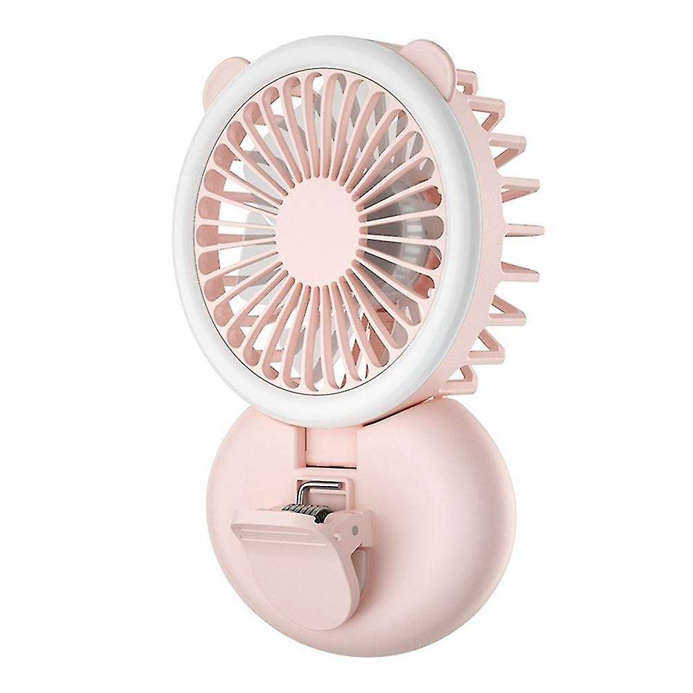 Mini Handheld Fan Usb Silent Fan with Night Light for Office Home