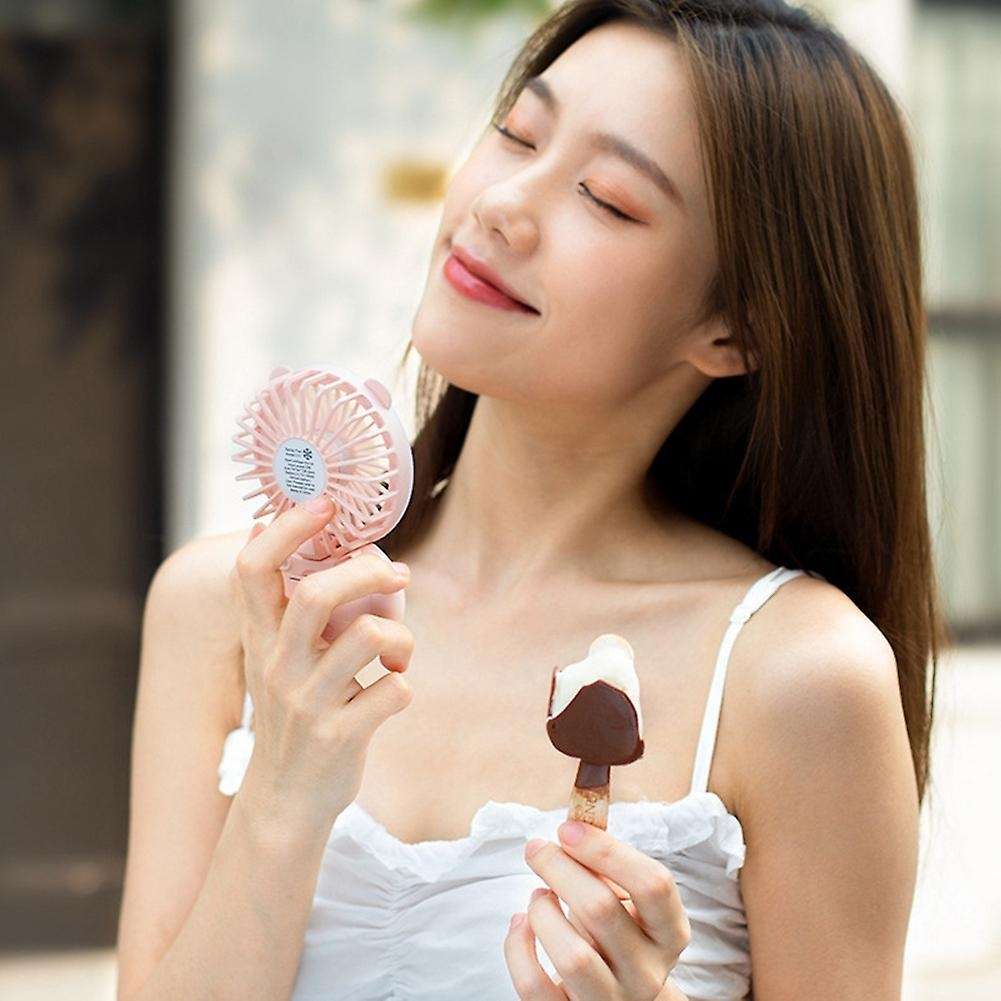 Mini Handheld Fan Usb Silent Fan with Night Light for Office Home