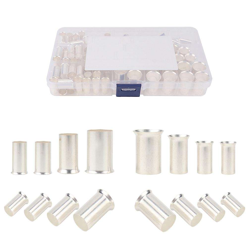 100pcs Awg 4 2 1 2/0 Wire Copper Non Insulated Cord End Terminal Kit