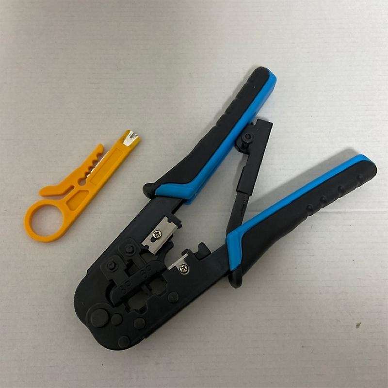 Rj45 Crimping Tool Rj45 Network Cutting Tools 8p Crimper Cutter -blue
