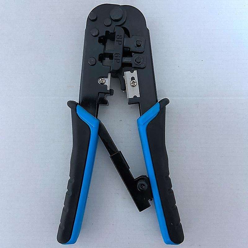 Rj45 Crimping Tool Rj45 Network Cutting Tools 8p Crimper Cutter -blue