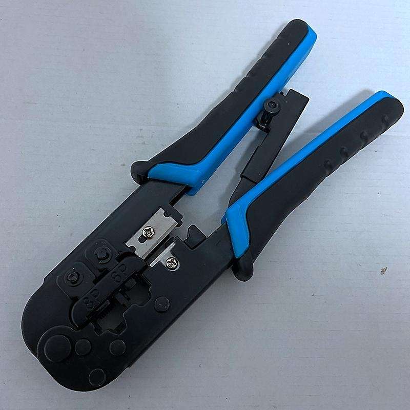 Rj45 Crimping Tool Rj45 Network Cutting Tools 8p Crimper Cutter -blue