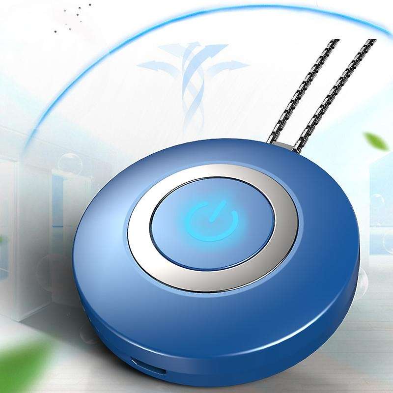 Personal Air Purifier Necklace,usb Portable Air Purifier,blue