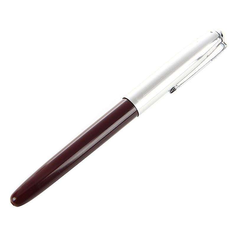 3x Hero 616 Fountain Pen Hooded Golden Nib Dark Red Barrel Small