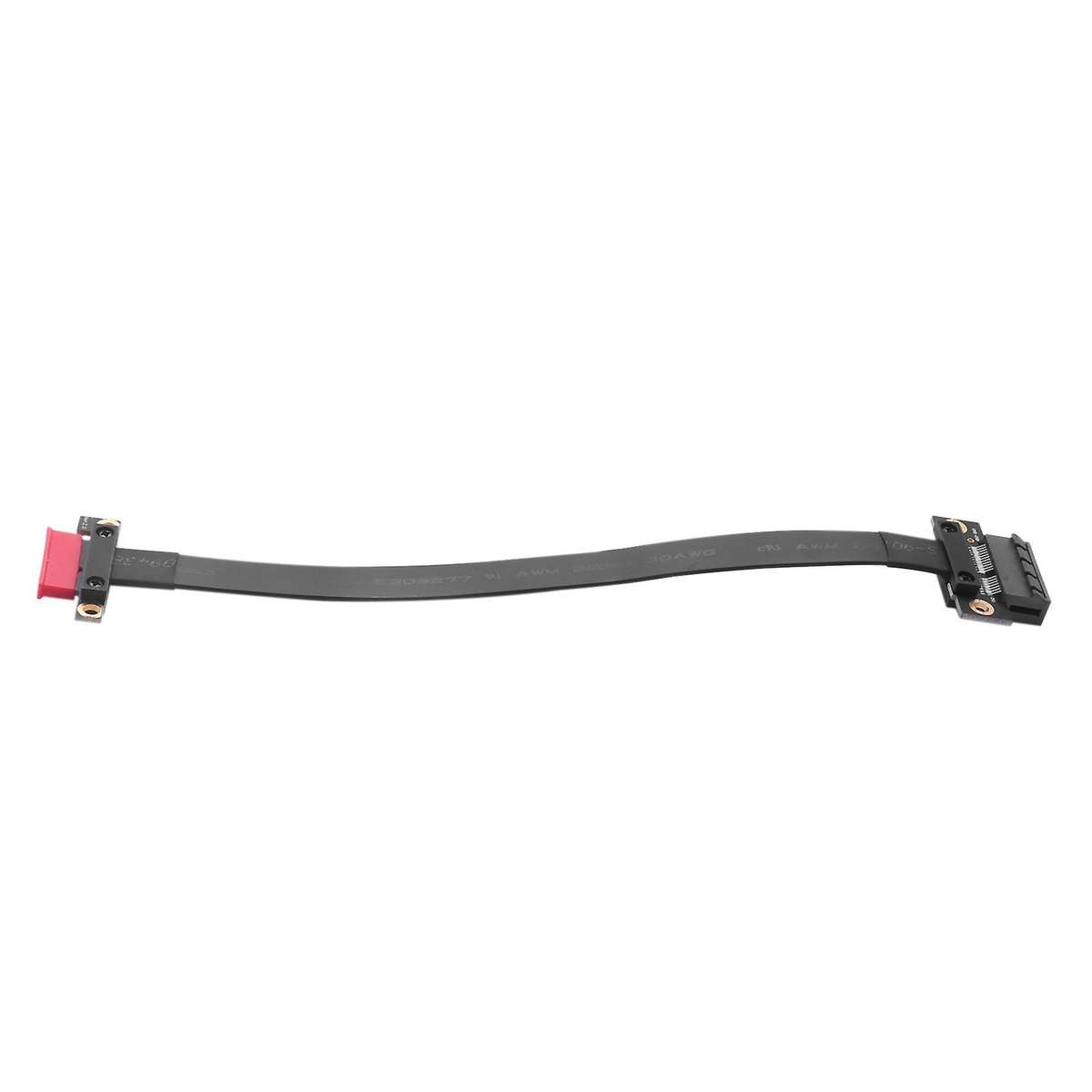 1x to 1x Slot Riser Card Converter Ribbon Extension Cable Pci-e X1