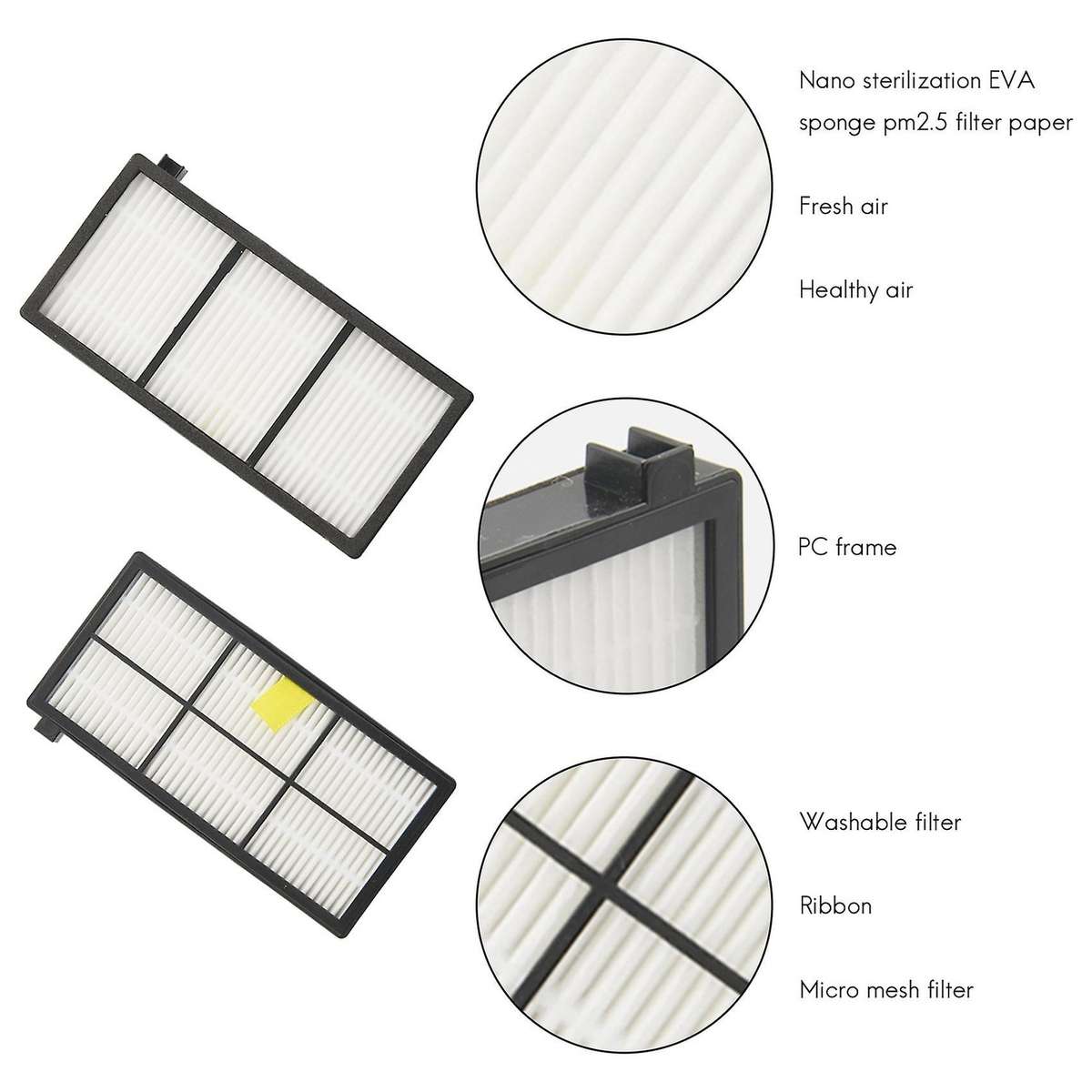 Replacement Kit for Irobot Roomba Series 805 860 870 871 880 890 960