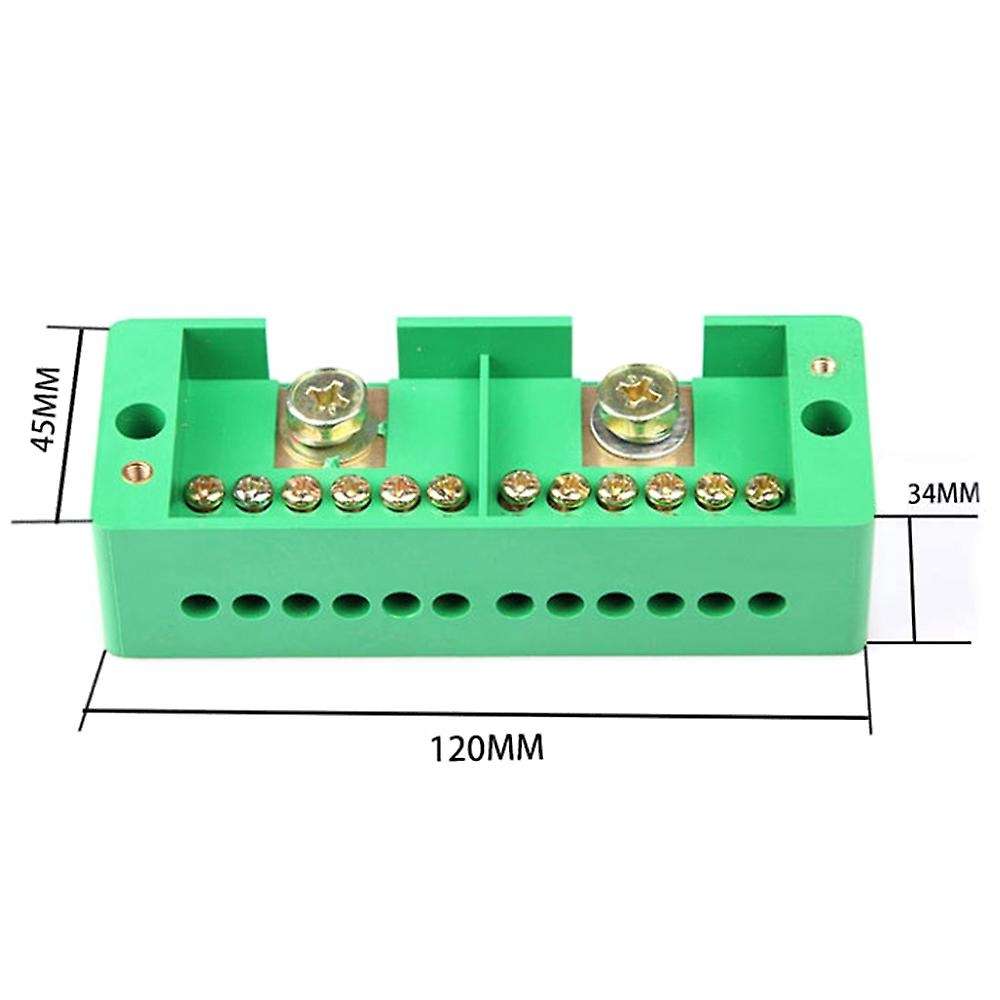 660v 30a Single-phase 2 In 12 Out Metering Box Fj6 Terminal Block