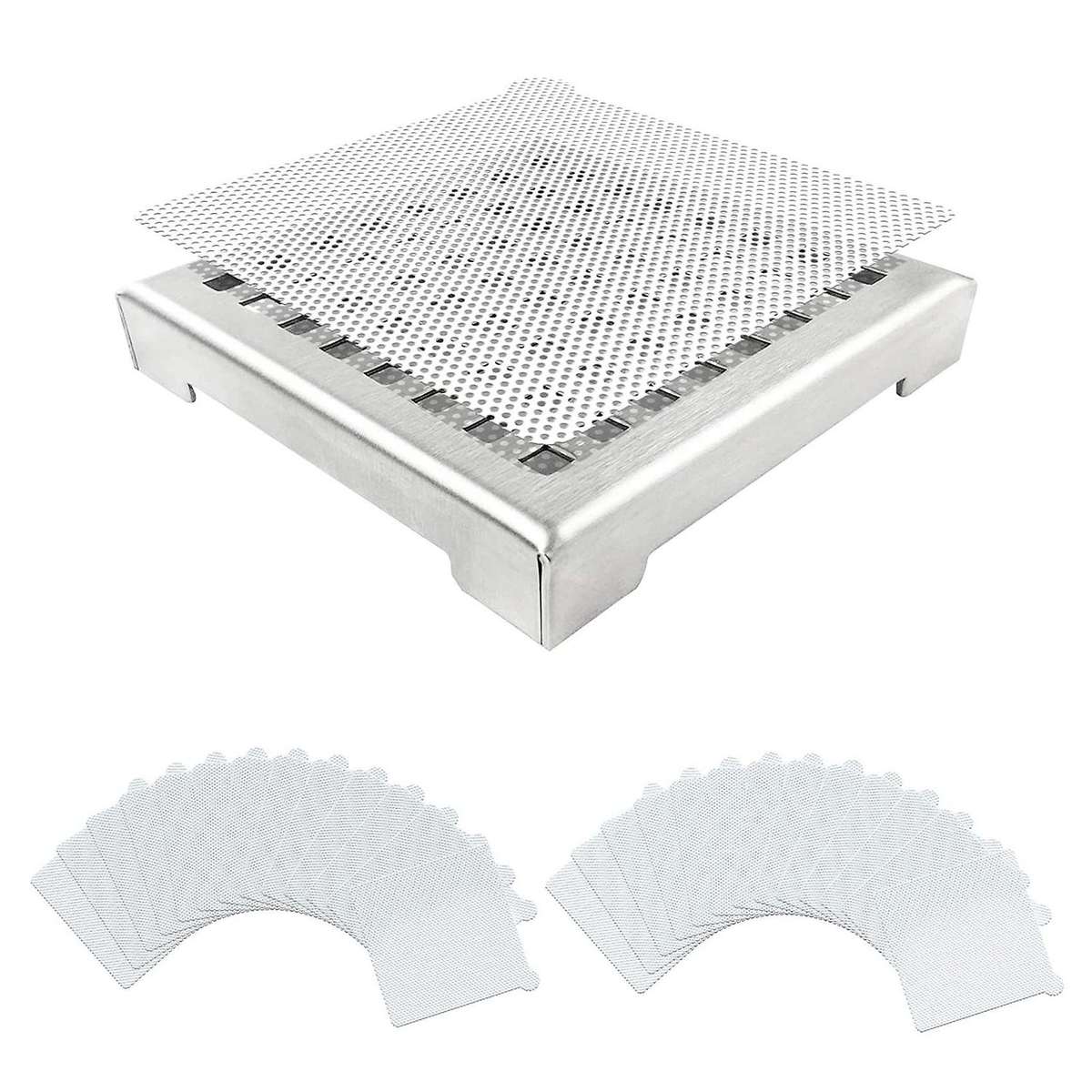 25 Pcs Drain Hair Catcher Disposable Catcher (6inch Regular Square)