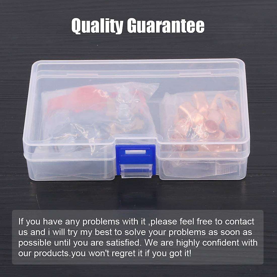 8pcs Copper Battery Terminals Negative and Positive Clamps Connectors