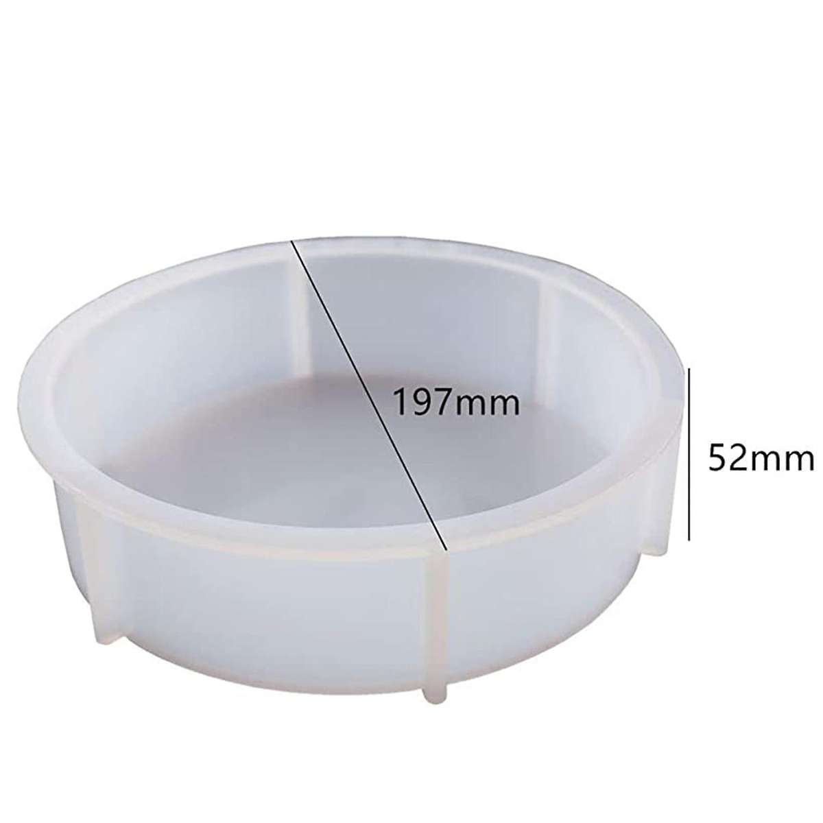 Bookends Resin Silicone Mold for Books Home Decoration (round)