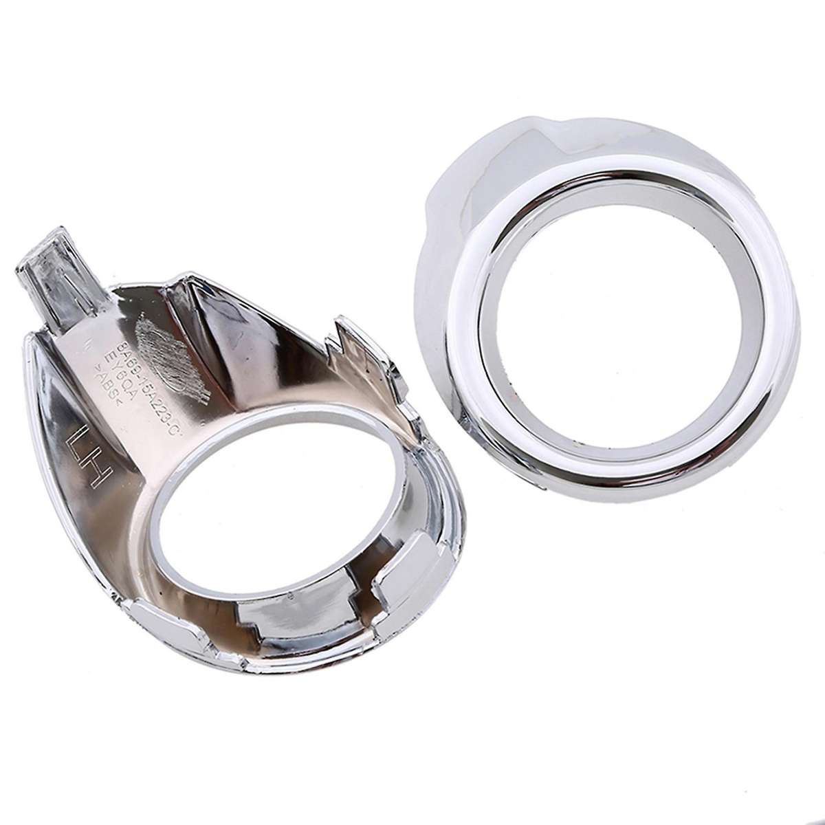 Fog Light Cover Fog Lamp Protect Frame Trim Bezel for Ford Fiesta