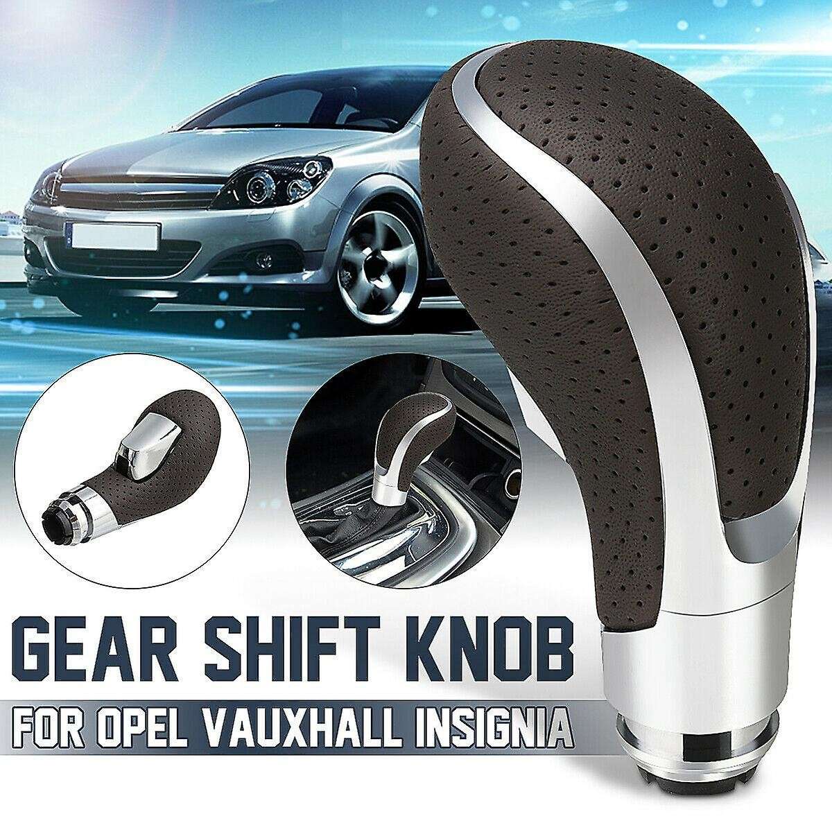 Automatic Leather Car Gear Shift Knob Shifter Lever for Gm Opel