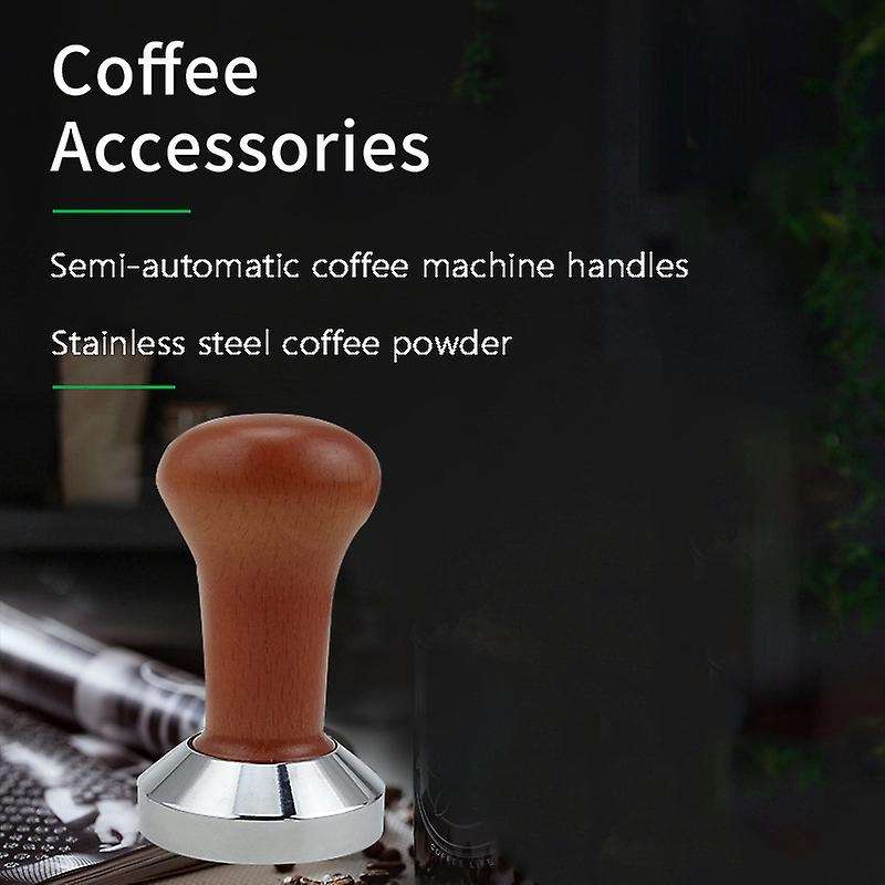 51mm Espresso Tamper Stainless Steel 304 Spring Coffee Powder Press