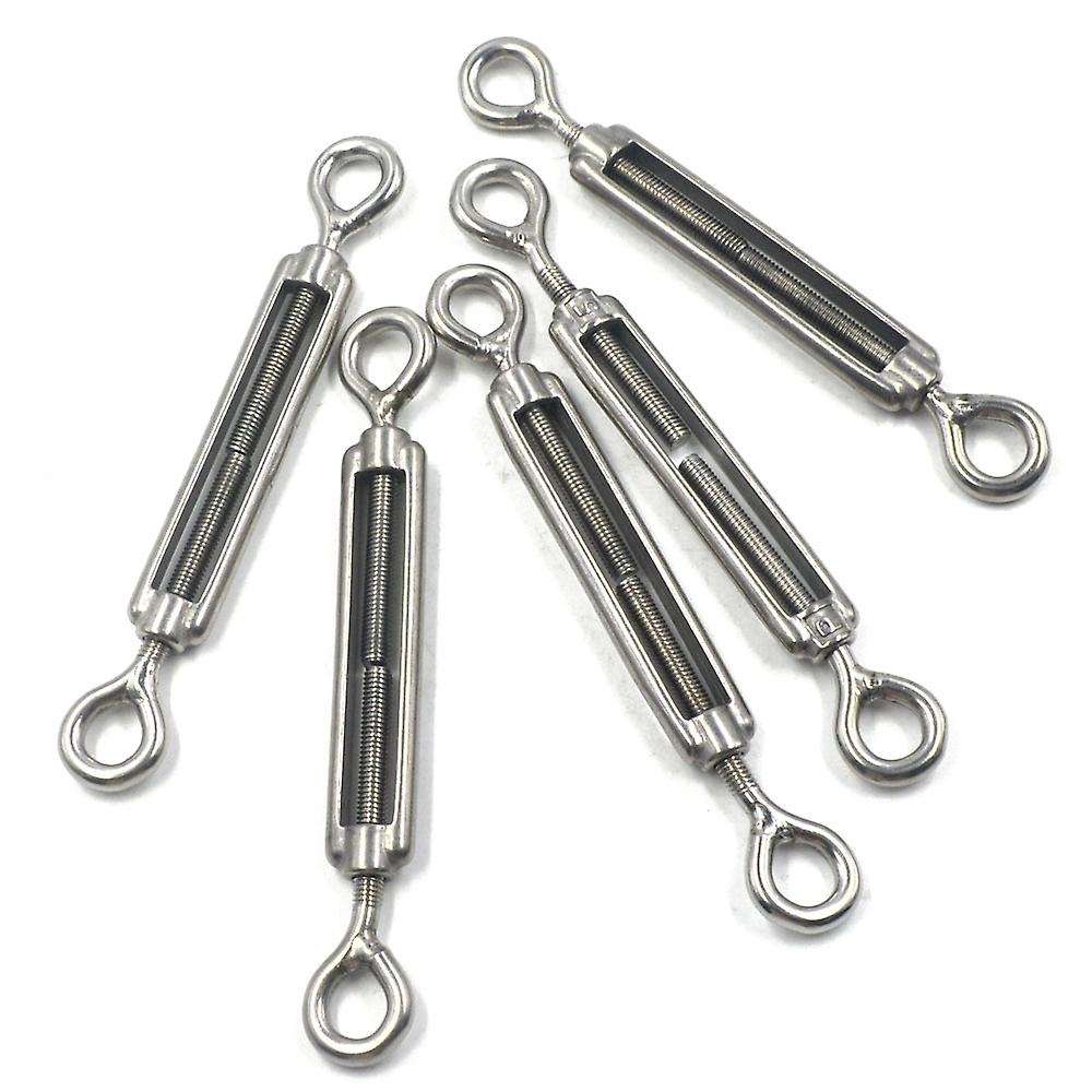 M5 Stainless Steel 304 Eye & Eye Turnbuckle (m5, 5pcs)
