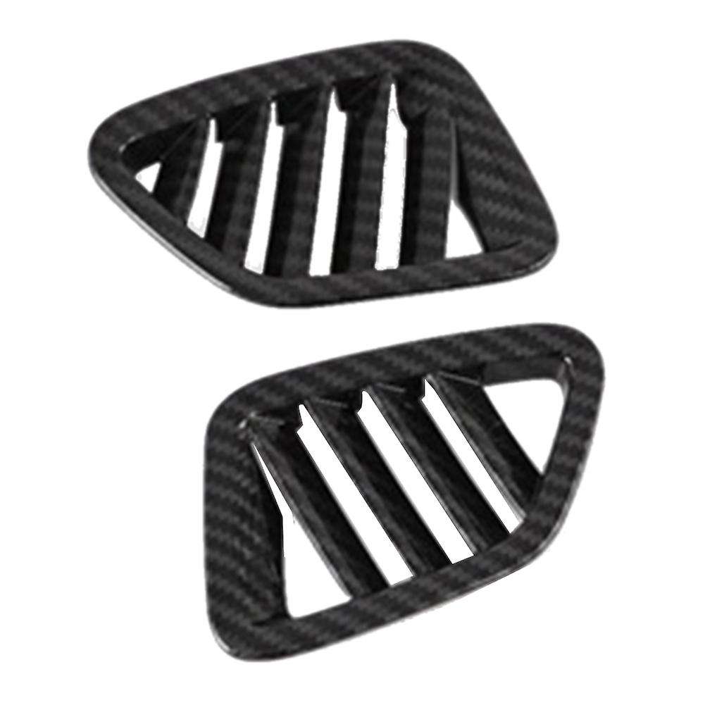 Carbon Fiber Car Front Upper Air Outlet Cover Decoration for Kia K7