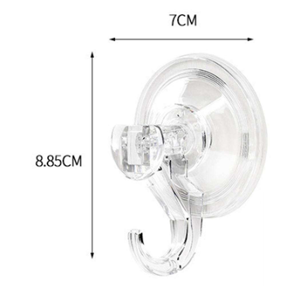 4pcs Clear Removable Heavy Duty Suction Cup Garland Hook