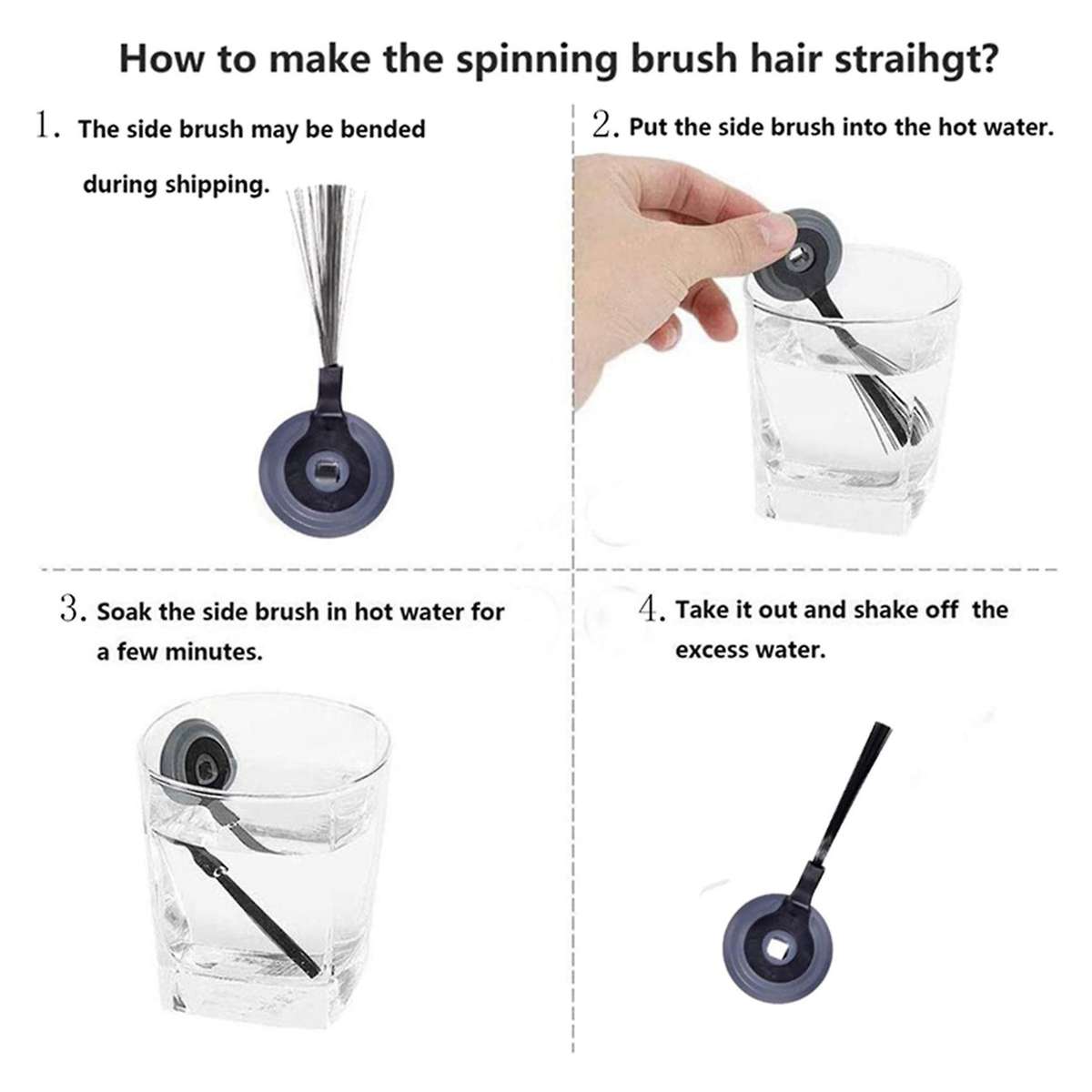 Applicablefor Shark Hepa Filter Screen Side Brush Replacement Parts