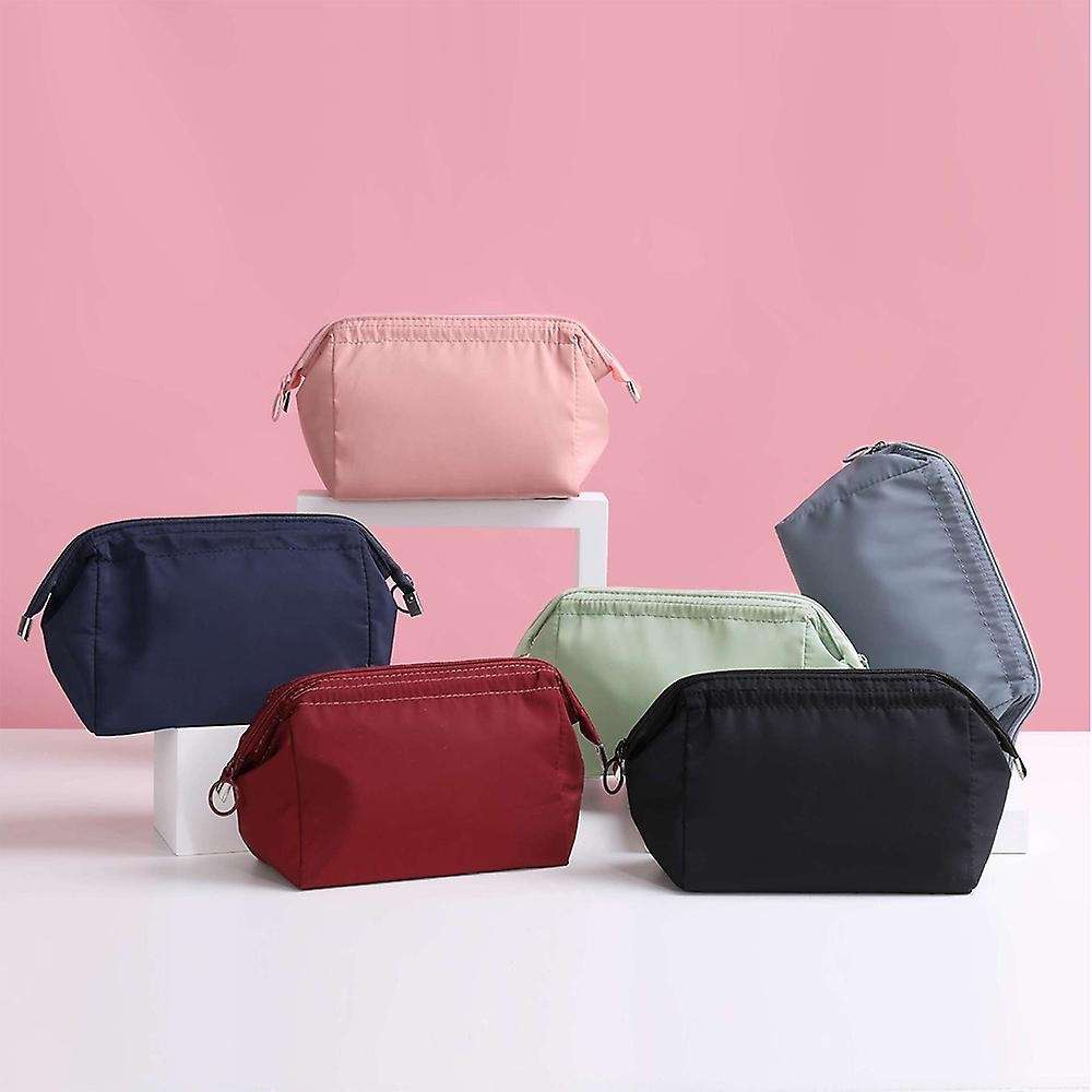 3pcs Waterproof Cosmetic Bag Travel Portable Bag (gray, Blue, Red)
