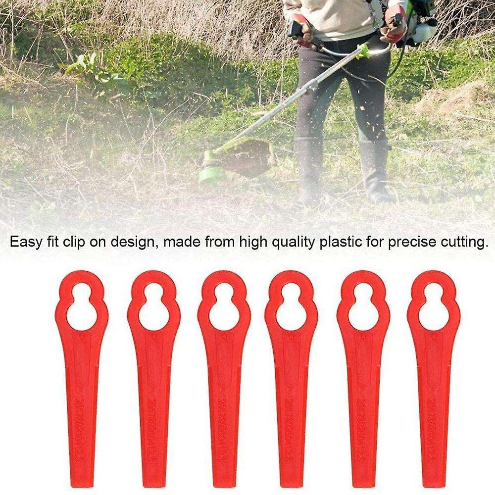 120 Plastic Knife Red Replacement, for Cordless Grass Trimmer