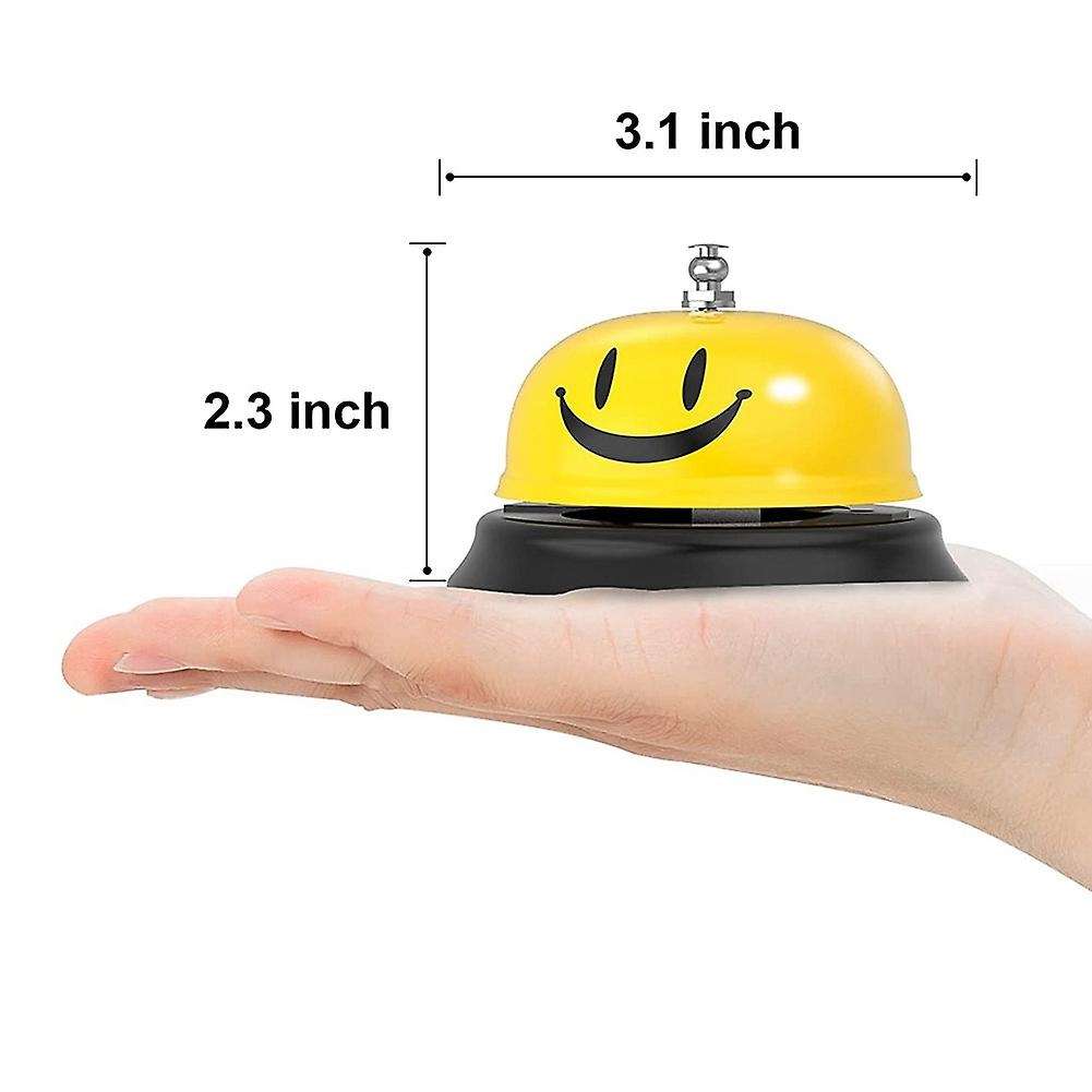 Service Bell Dinner Desk Bell for Kitchen Restaurant Bar Hotel-2 Pack