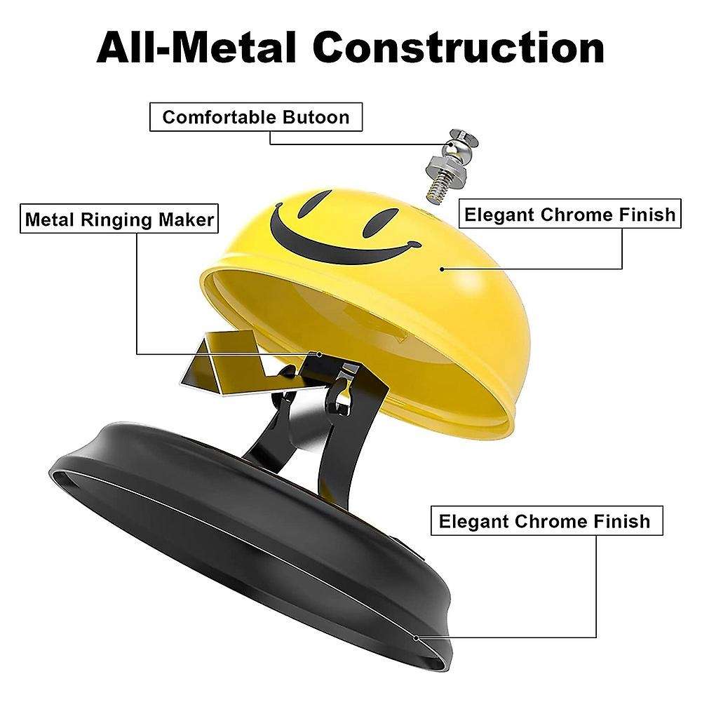 Service Bell Dinner Desk Bell for Kitchen Restaurant Bar Hotel-2 Pack