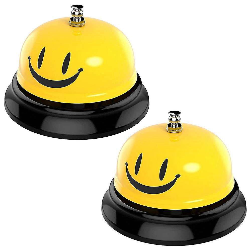 Service Bell Dinner Desk Bell for Kitchen Restaurant Bar Hotel-2 Pack