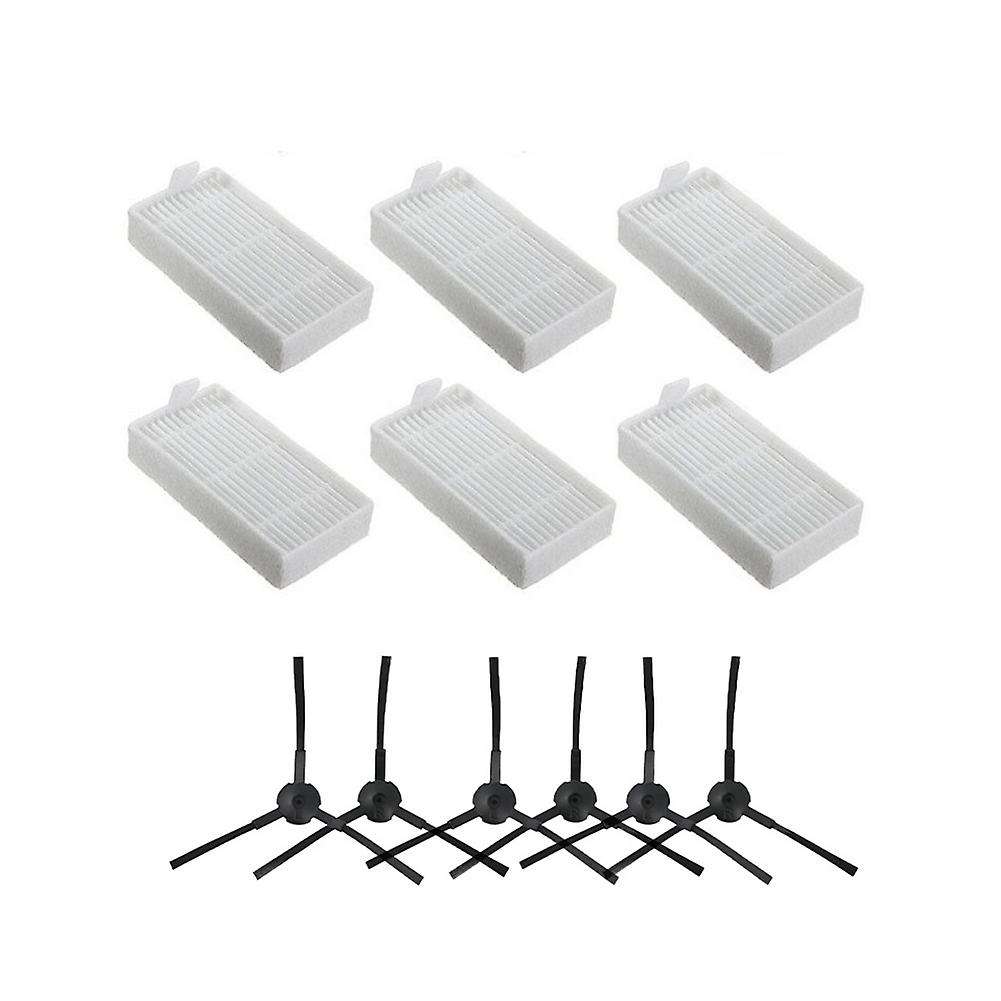 12pcs for Ilife Sweeping Robot Side Brush V3 V5 X5 V5s Hepa Filters