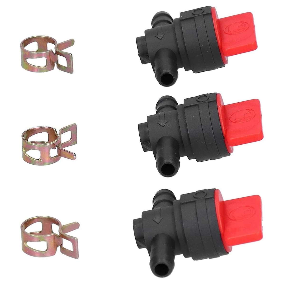 10pcs Outboard Fuel Tank Fuel Pipe Shut-off Valve, Accessories
