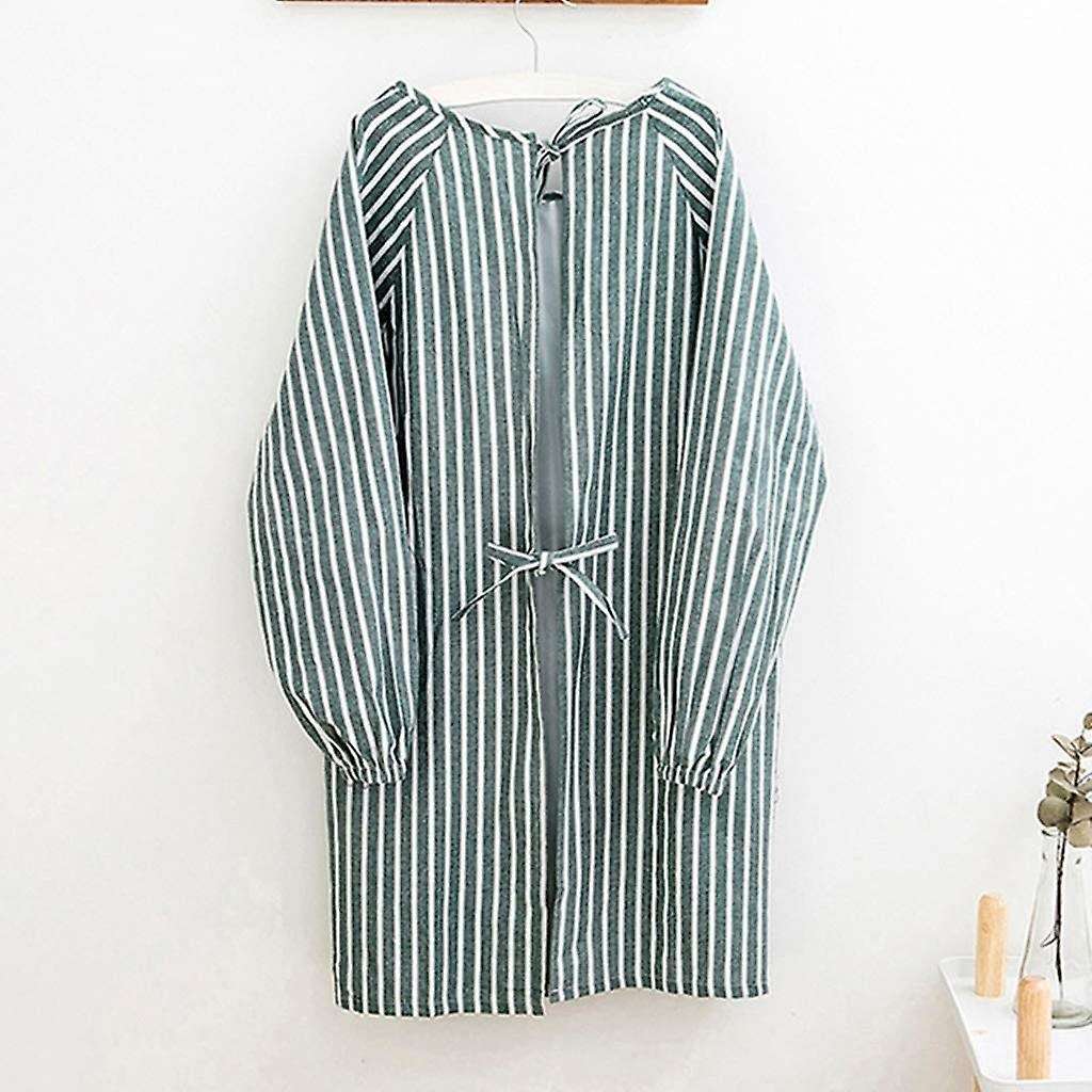 Kitchen Overalls, Anti-greasy Long-sleeved Cooking Apron with Sleeves
