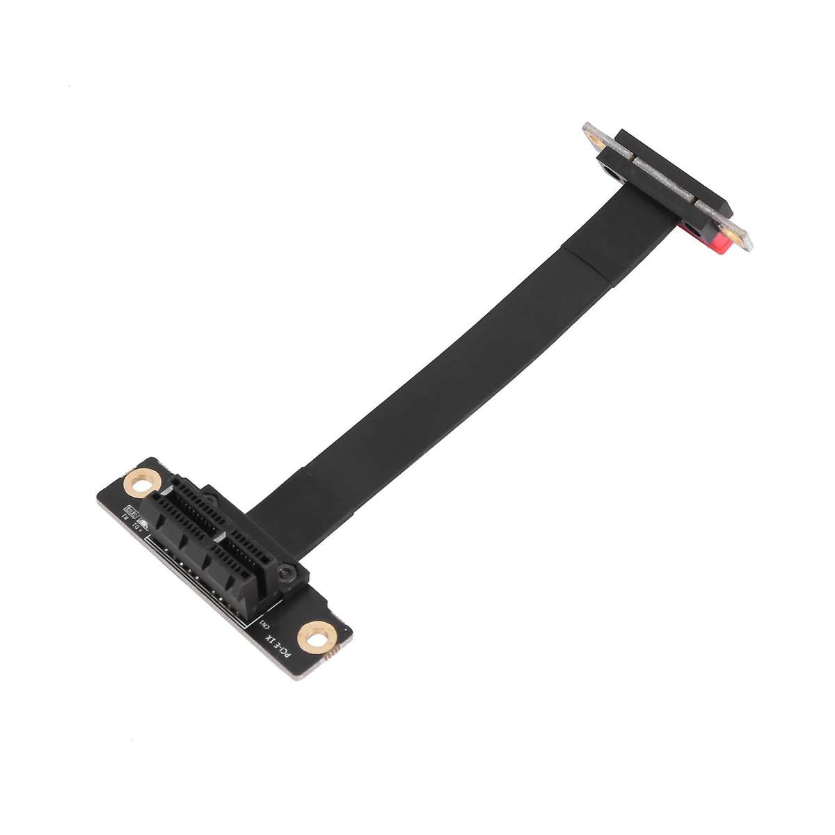 Dual 90 Degree Right Angle Pcie 3.0 X1 to X1 Extension Cable - 10cm