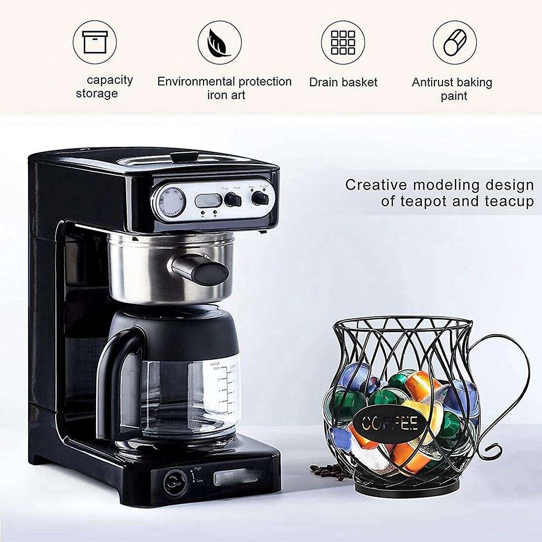 K Cup Coffee Capsule Storage Rack Coffee Capsule Rack Balck