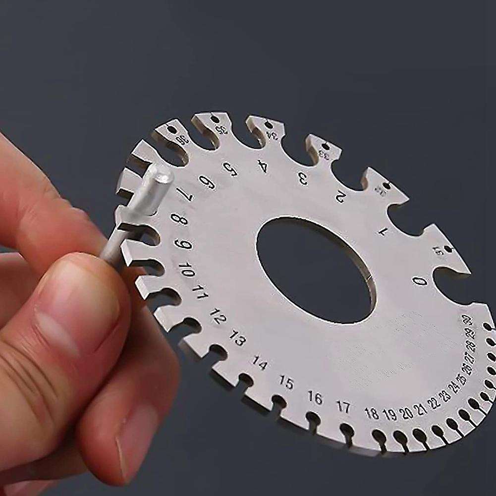 Metal Thickness Gauge&round Metal Sheet Gauge-welding Gage (set Of 3)