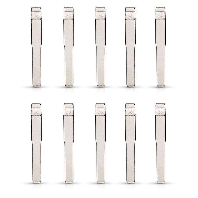 10pcs Metal Uncut Flip Kd Remote Car Key Blade for Ford Fusion Focus