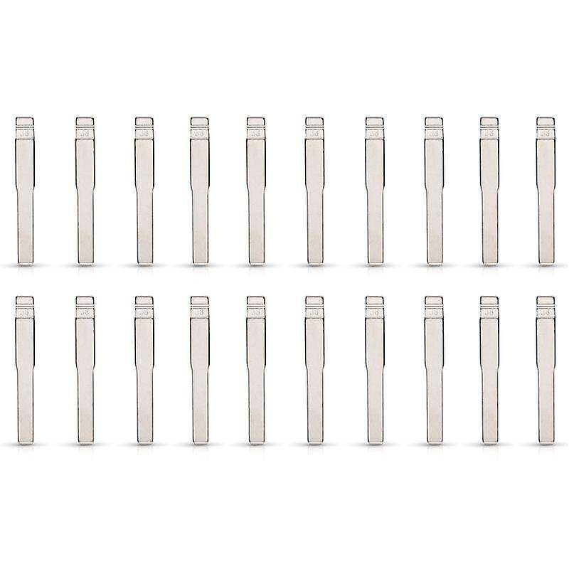 10pcs Metal Uncut Flip Kd Remote Car Key Blade for Ford Fusion Focus