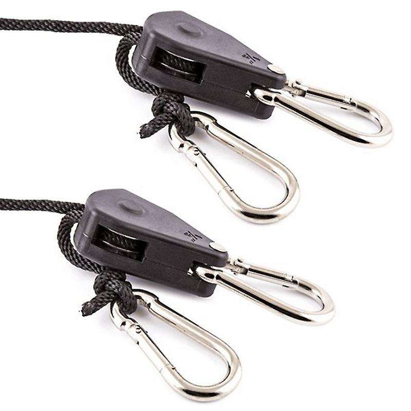4pcs Ratchet Rope Hanger Yoyo for Grow Light Fixtures Gardening