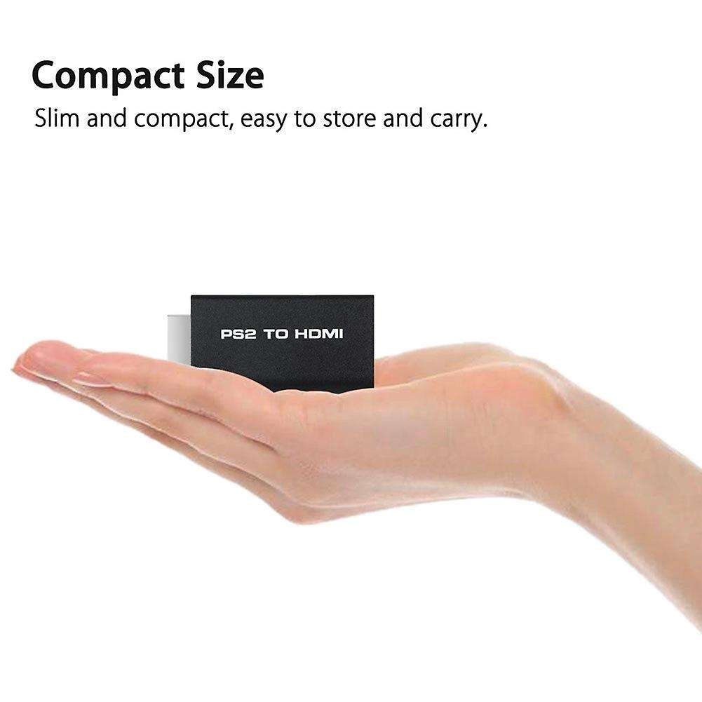 Ps2 to Hdmi Video Av Adapter W/ 3.5mm Audio Output for Hdtv Monitor