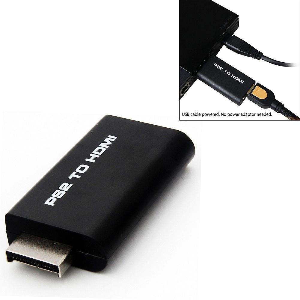 Ps2 to Hdmi Video Av Adapter W/ 3.5mm Audio Output for Hdtv Monitor