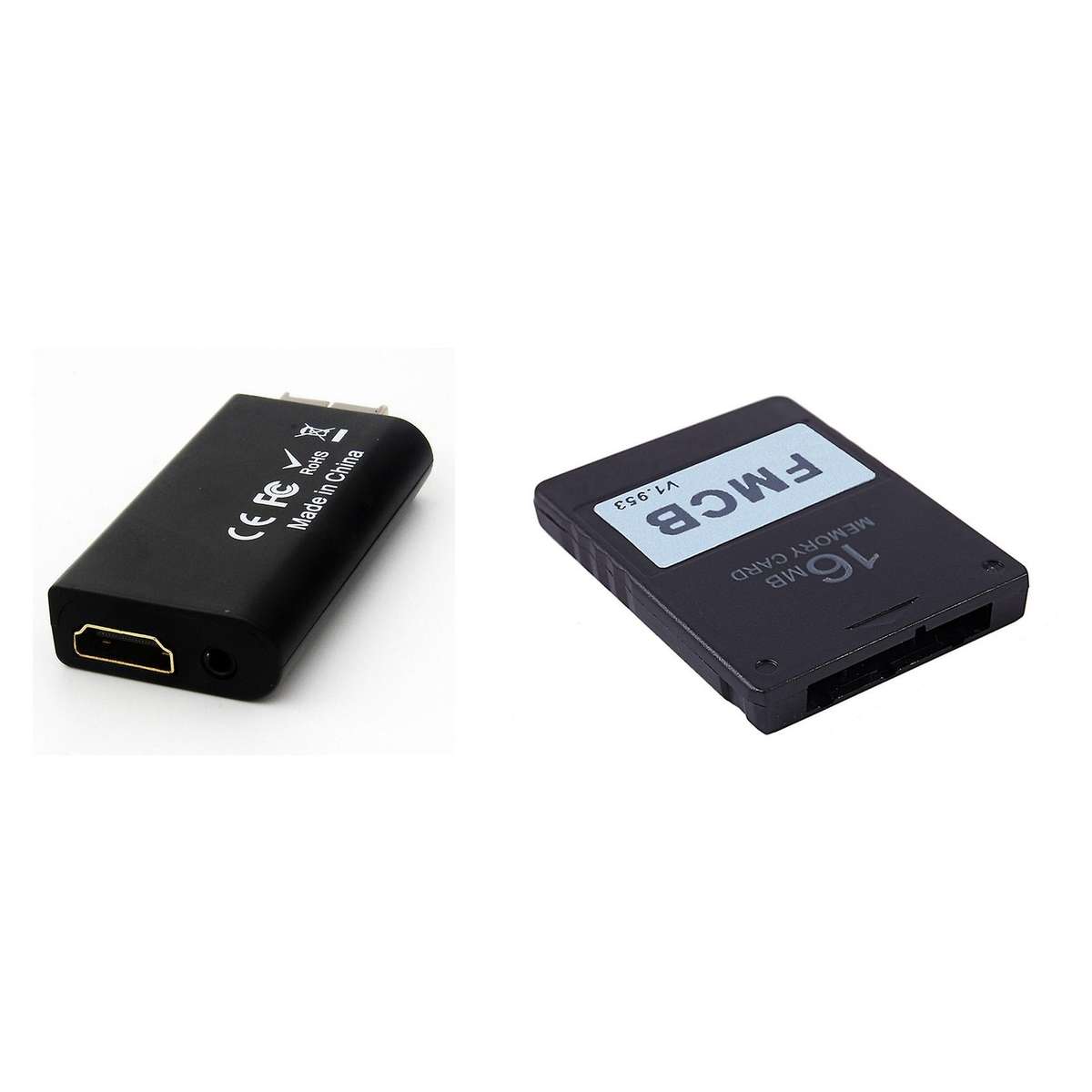 Ps2 to Hdmi Video Av Adapter W/ 3.5mm Audio Output for Hdtv Monitor