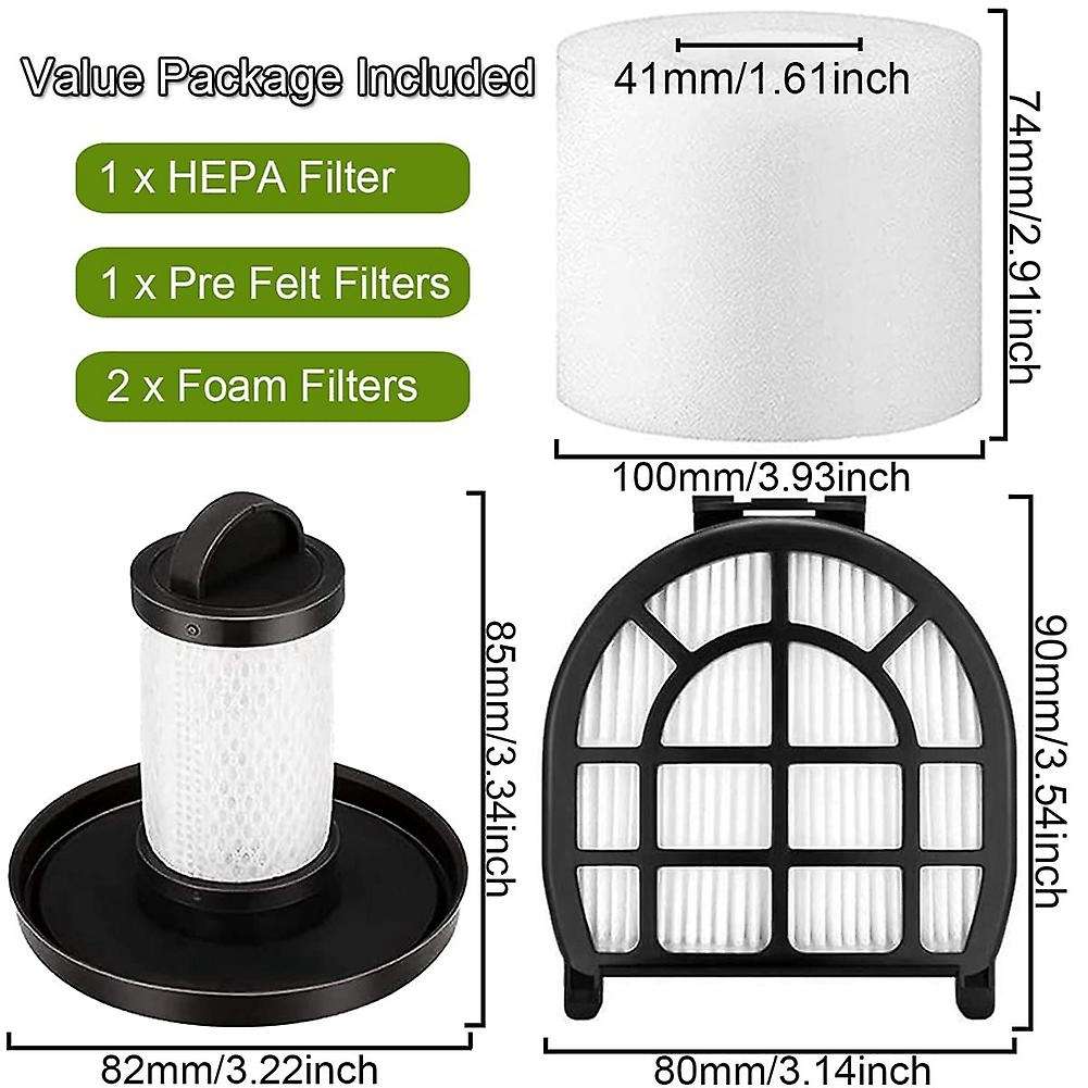 Replacement Hepa Filters Compatible for Shark Lz600 Lz601 Lz602