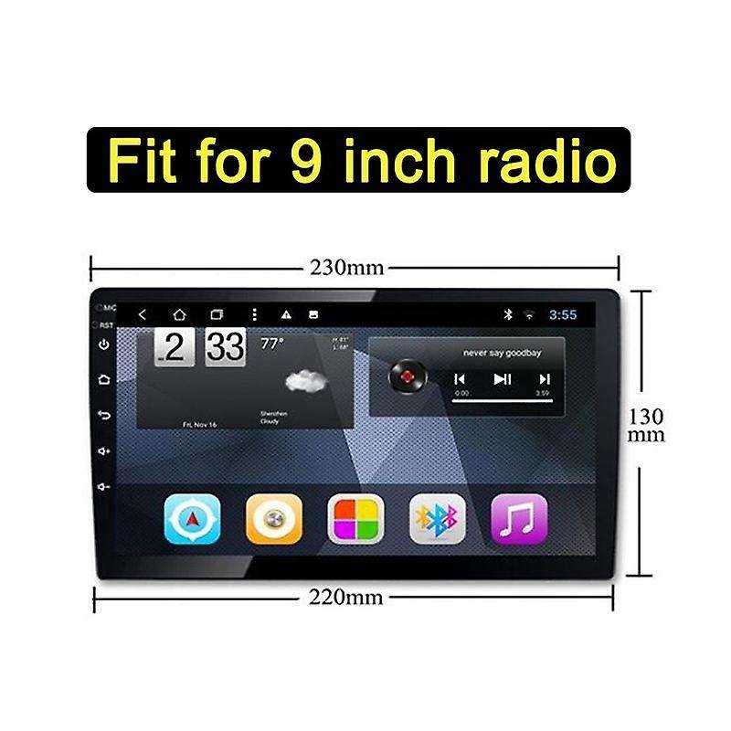 Car Radio Fascia for Honda Crv 08-11 9inch Stereo Panel Dashboard Kit