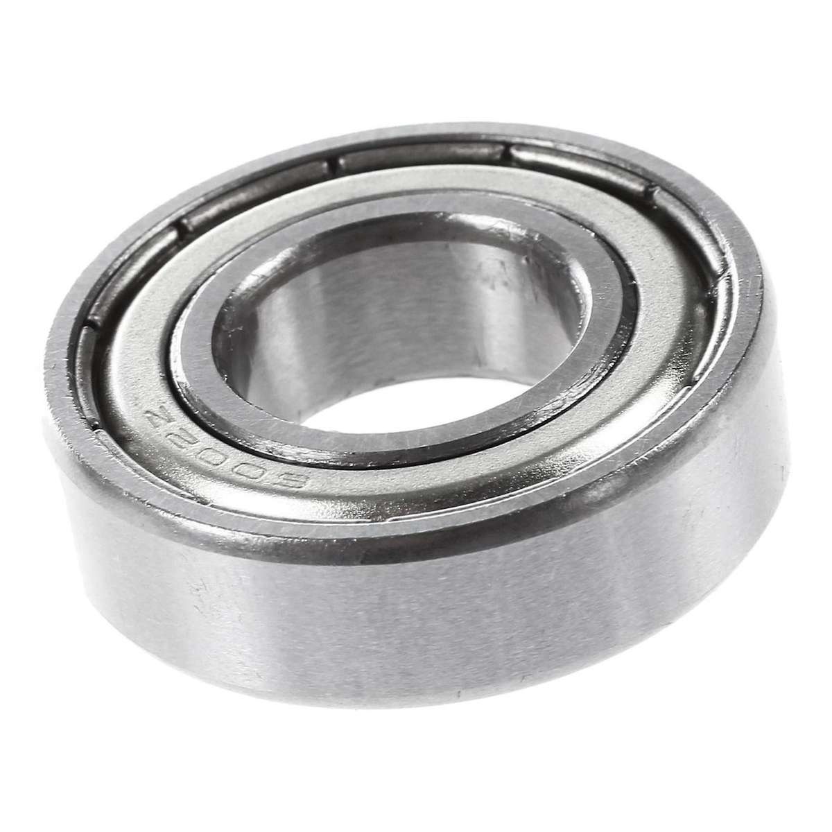 6002z 15 X 32 X 9 Mm Shielded Metal Ball Bearings 10 Pcs, Silver