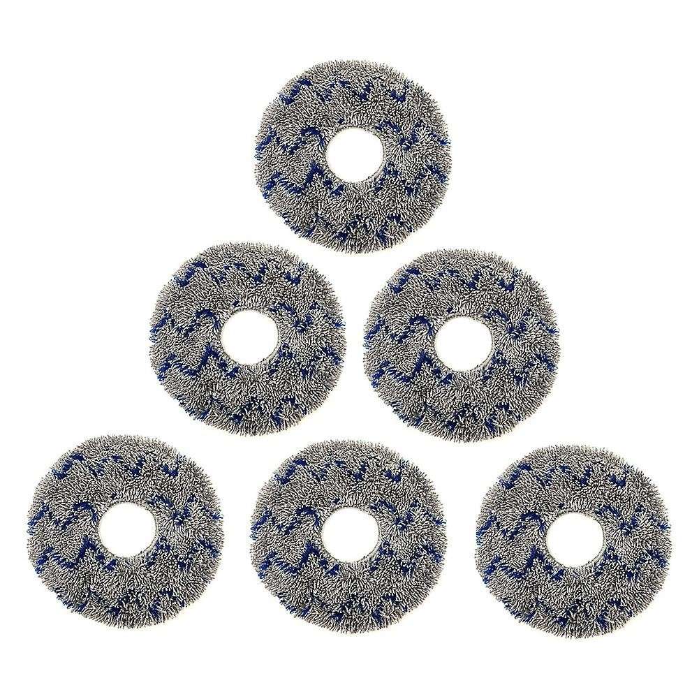 6 Pcs Mop Cloth Pads for Ecovacs T10 X1 Turbo Robot Vacuum Cleaner