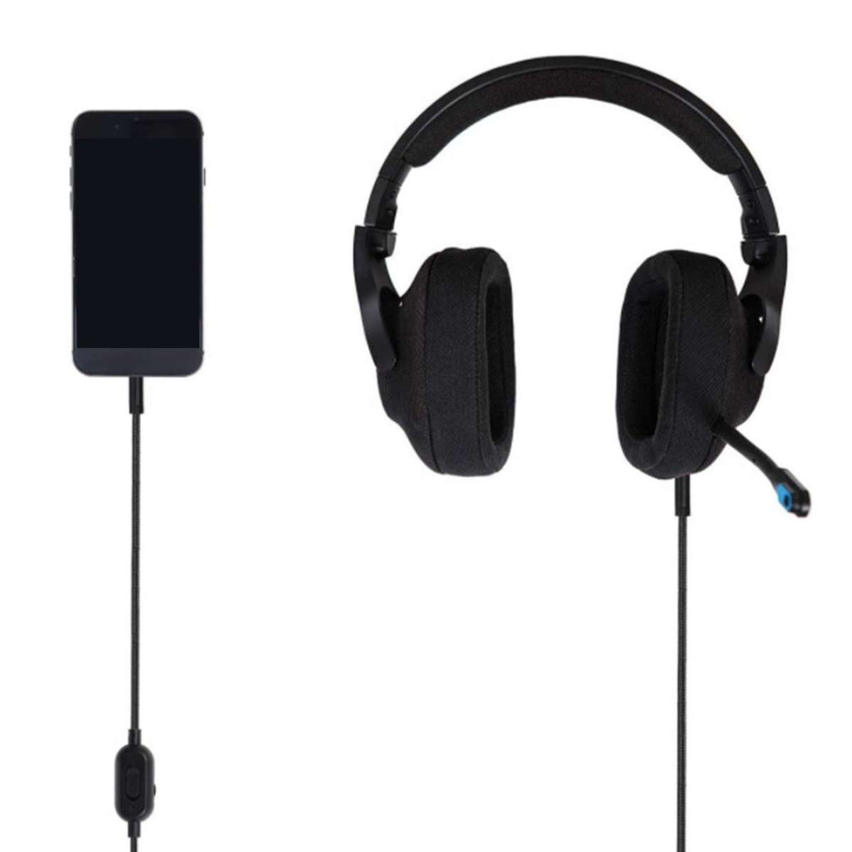 2 Pcs 2m Audio Line for Logitech Gpro X G233 G433 Headset Accessories