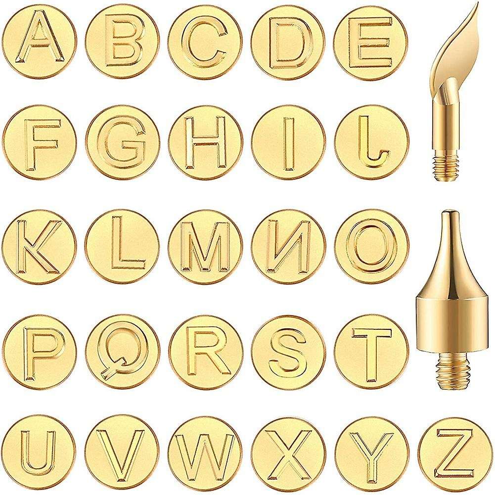 28 Pieces Of Wooden Burning Tip Letters Wooden Burning Tools