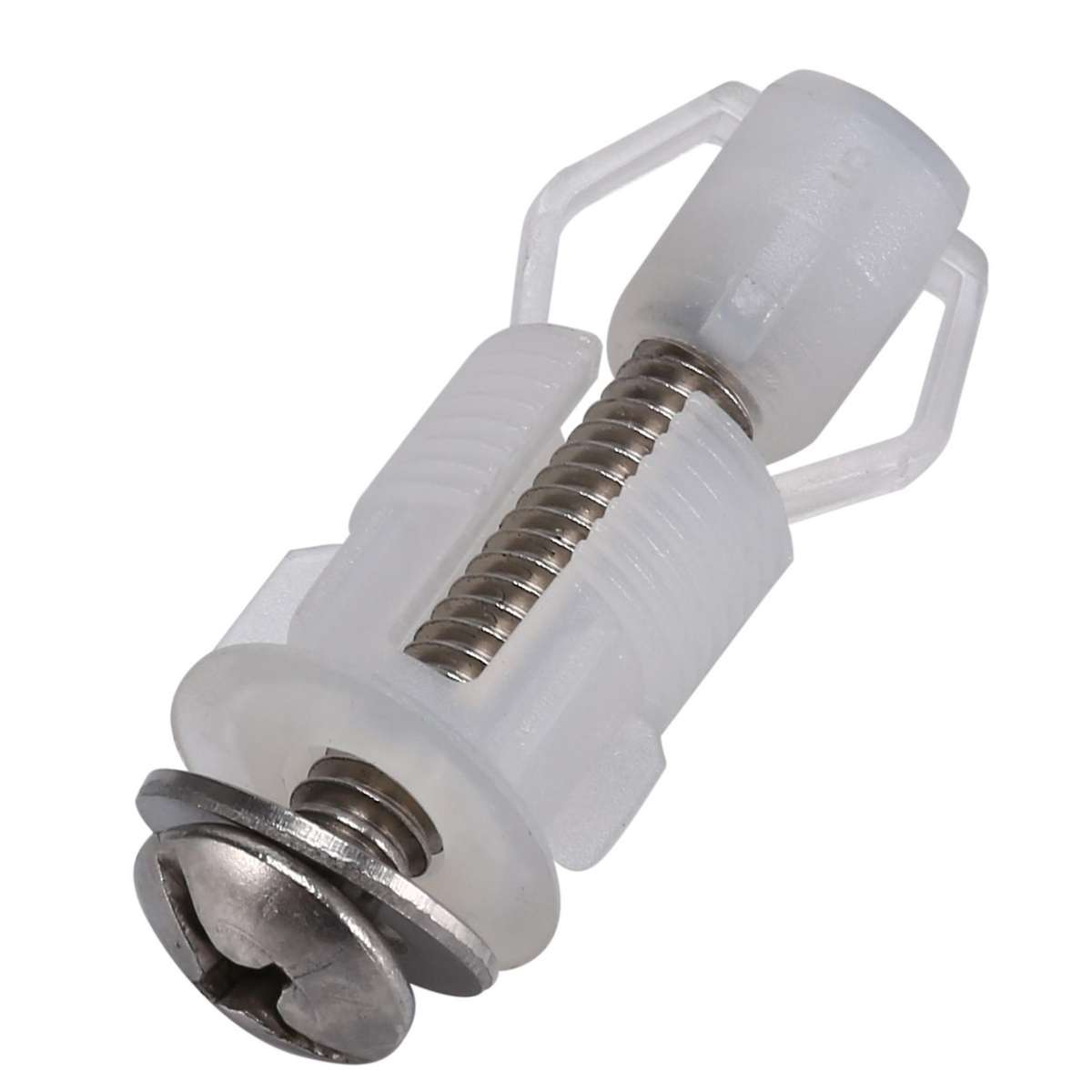 1/4 Inch Screws Toilet Seat Hinges Kit Stainless Steel Nuts Hardware