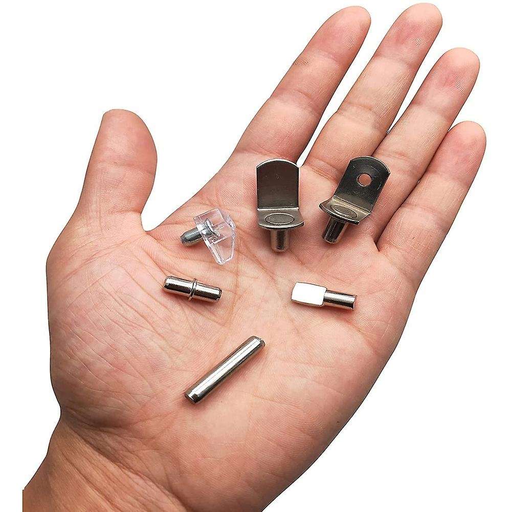 72pcs Shelf Pegs Support Kit,6 Styles Shelf Pins,for Shelves Bookcase
