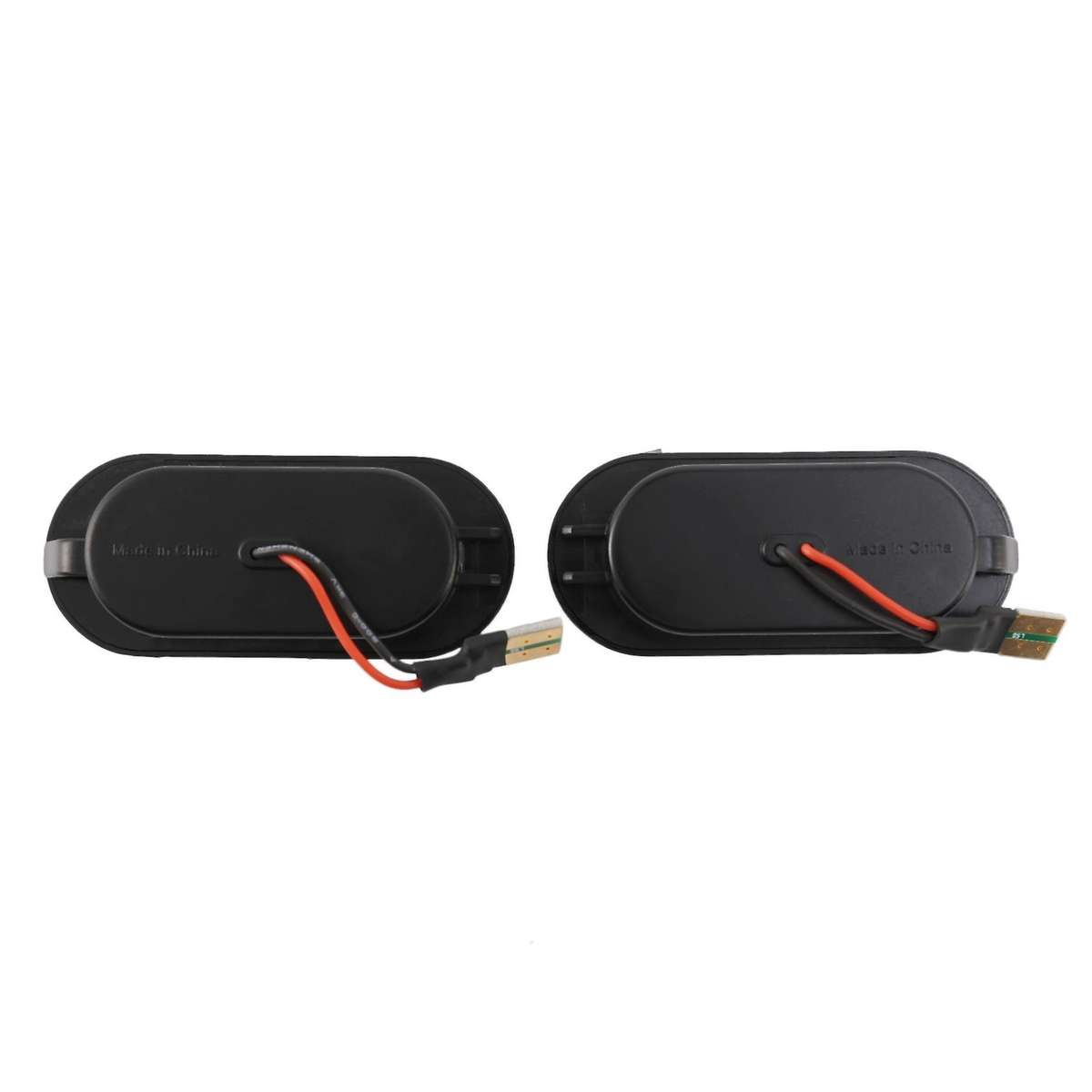 2pcs Car Led Side Marker Lights Turn Signal Light,black