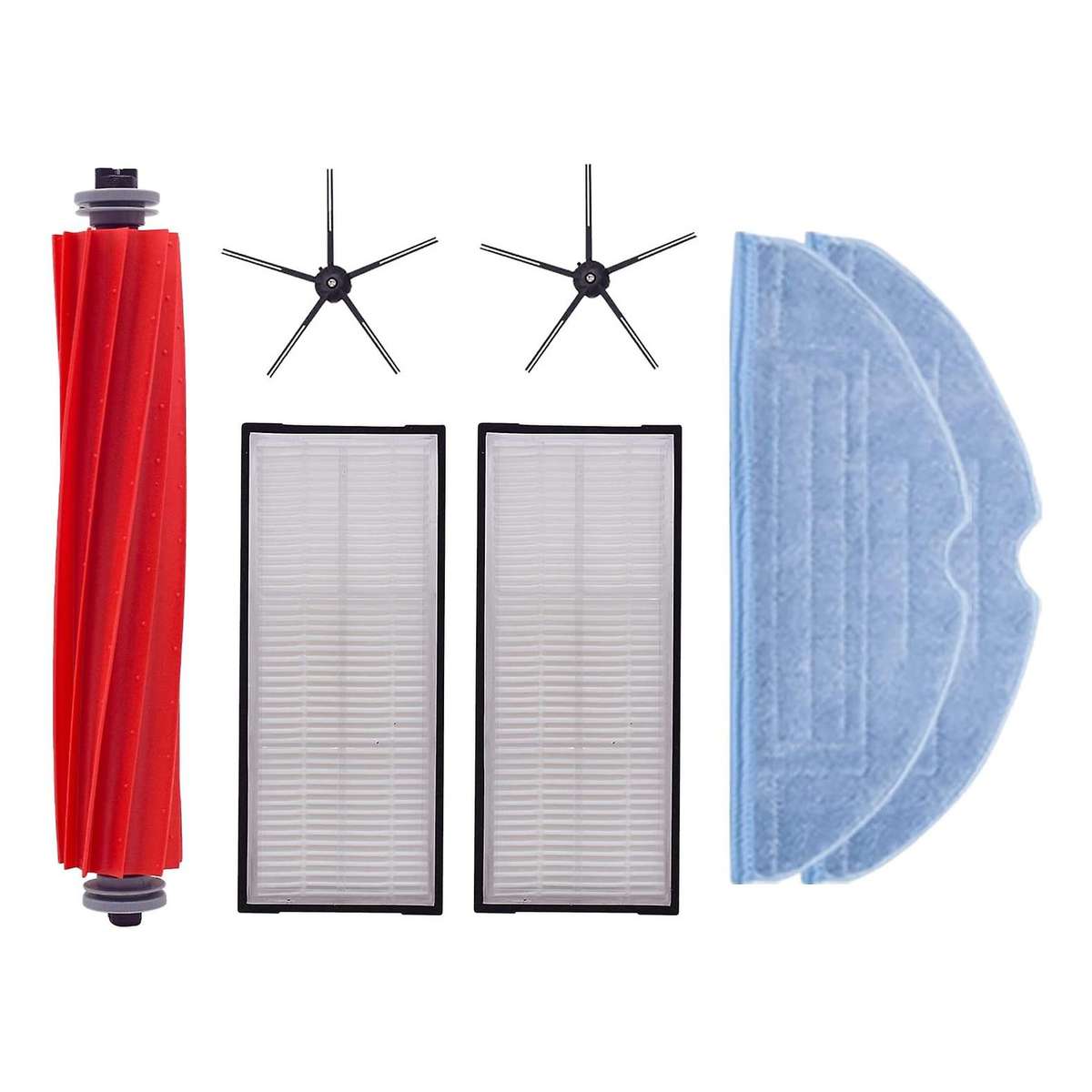 7 Pcs for Roborock S7 T7s Of Filter Main Brush Mop Cloth Side Brush
