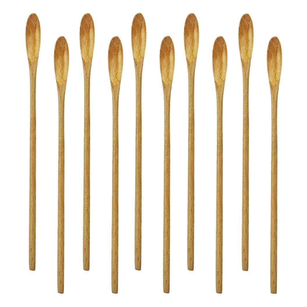 Cocktail Spoon, Swizzle Sticks for 7.96 Inch 10 Pieces Drink Spoons